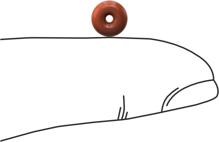 Yüksek Sıcaklık Yumuşak Silikon O-Ring, 3/32 Kesirli Genişlik, Dash Numarası 102