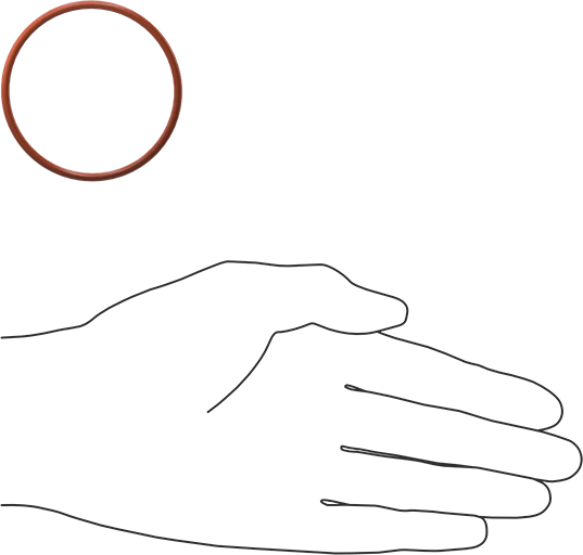 Yüksek Sıcaklık Yumuşak Silikon O-Ring, 3/32 Kesirli Genişlik, Dash Numarası 137