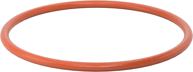 Yüksek Sıcaklık Yumuşak Silikon O-Ring, 3/32 Kesirli Genişlik, Dash Numarası 139