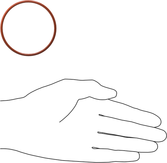 Yüksek Sıcaklık Yumuşak Silikon O-Ring, 3/32 Kesirli Genişlik, Dash Numarası 140