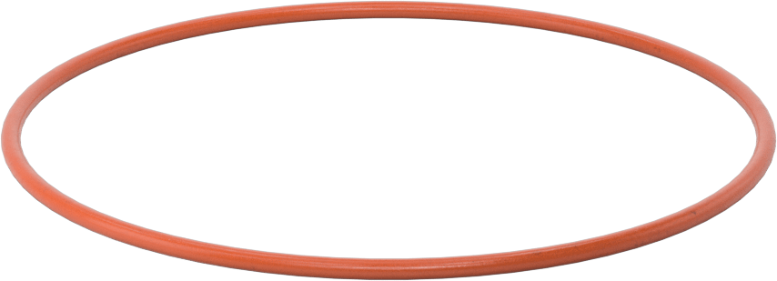 Yüksek Sıcaklık Yumuşak Silikon O-Ring, 3/32 Kesirli Genişlik, Dash Numarası 155