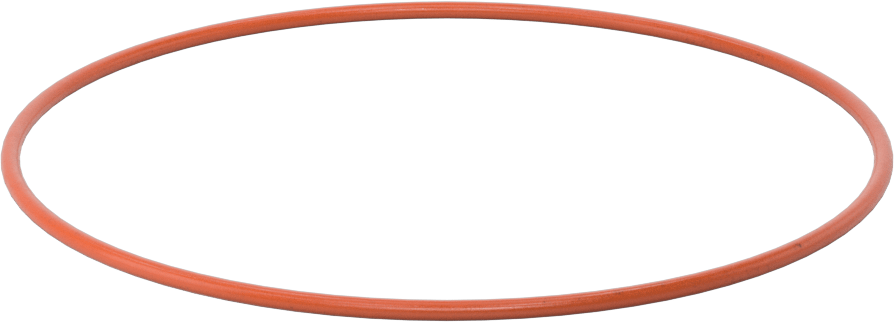 Yüksek Sıcaklık Yumuşak Silikon O-Ring, 3/32 Kesirli Genişlik, Dash Numarası 158