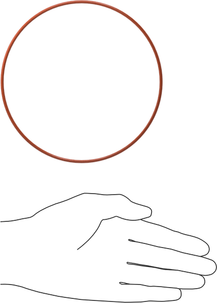 Yüksek Sıcaklık Yumuşak Silikon O-Ring, 3/32 Kesirli Genişlik, Dash Numarası 160