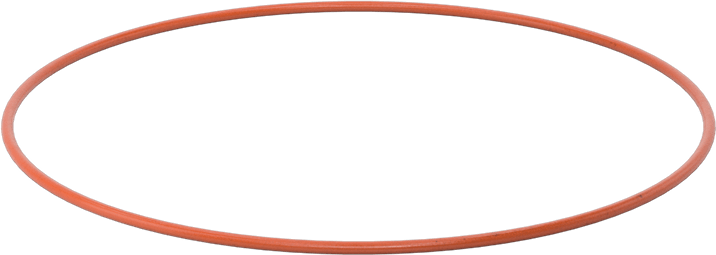 Yüksek Sıcaklık Yumuşak Silikon O-Ring, 3/32 Kesirli Genişlik, Dash Numarası 163