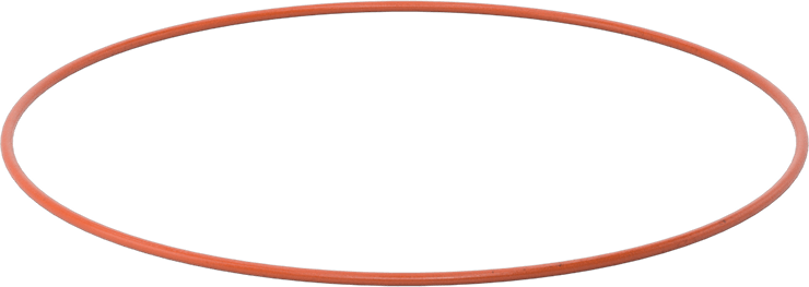 Yüksek Sıcaklık Yumuşak Silikon O-Ring, 3/32 Kesirli Genişlik, Dash Numarası 166