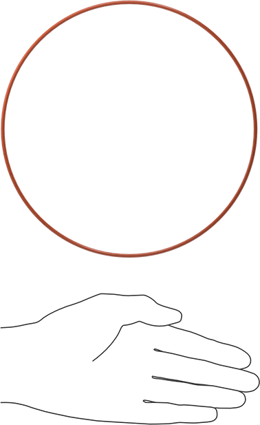 Yüksek Sıcaklık Yumuşak Silikon O-Ring, 3/32 Kesirli Genişlik, Dash Numarası 167