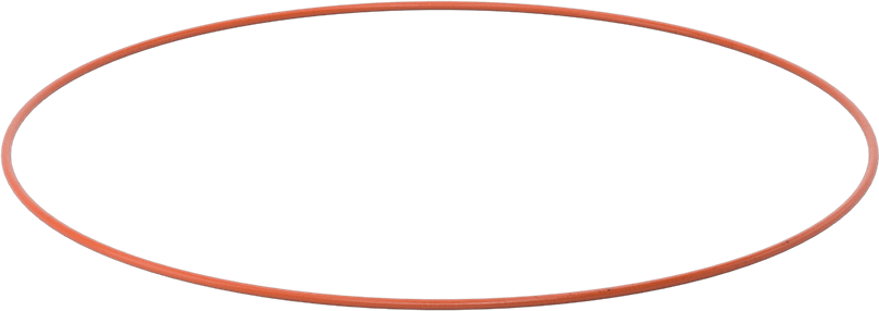 Yüksek Sıcaklık Yumuşak Silikon O-Ring, 3/32 Kesirli Genişlik, Dash Numarası 176