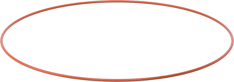 Yüksek Sıcaklık Yumuşak Silikon O-Ring, 3/32 Kesirli Genişlik, Dash Numarası 177