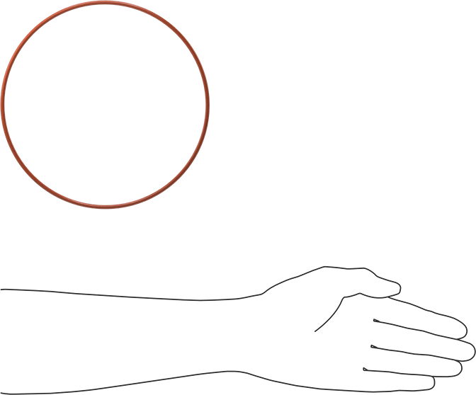 Yüksek Sıcaklık Yumuşak Silikon O-Ring, 1/8 Kesirli Genişlik, Dash Numarası 262