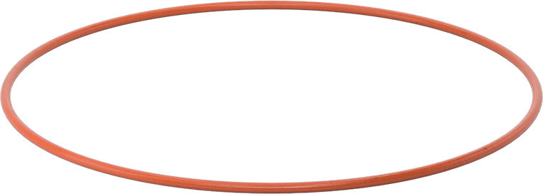 Yüksek Sıcaklık Yumuşak Silikon O-Ring, 1/8 Kesirli Genişlik, Dash Numarası 264