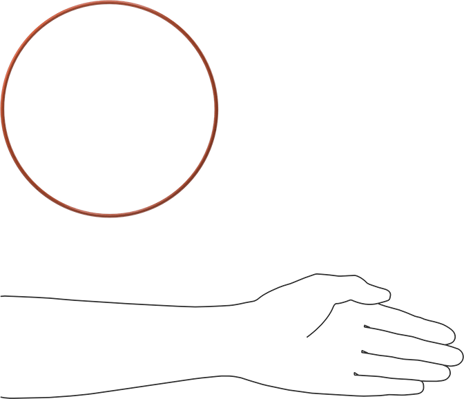 Yüksek Sıcaklık Yumuşak Silikon O-Ring, 1/8 Kesirli Genişlik, Dash Numarası 264