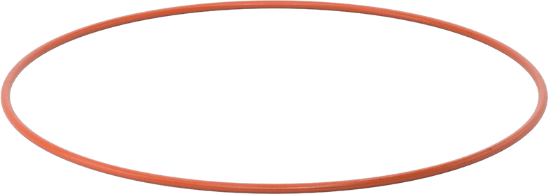 Yüksek Sıcaklık Yumuşak Silikon O-Ring, 1/8 Kesirli Genişlik, Dash Numarası 267