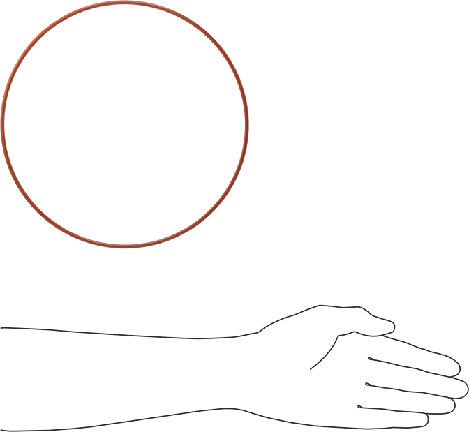 Yüksek Sıcaklık Yumuşak Silikon O-Ring, 1/8 Kesirli Genişlik, Dash Numarası 268