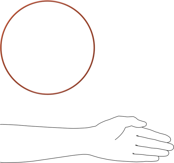 Yüksek Sıcaklık Yumuşak Silikon O-Ring, 1/8 Kesirli Genişlik, Dash Numarası 269