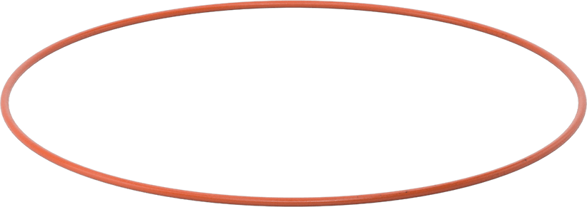 Yüksek Sıcaklık Yumuşak Silikon O-Ring, 1/8 Kesirli Genişlik, Dash Numarası 273