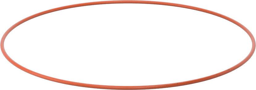 Yüksek Sıcaklık Yumuşak Silikon O-Ring, 1/8 Kesirli Genişlik, Dash Numarası 274