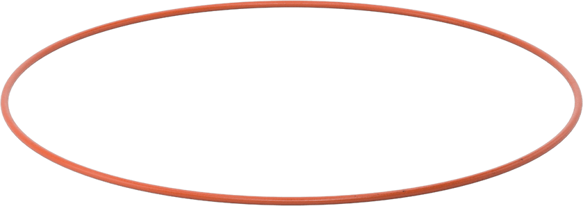 Yüksek Sıcaklık Yumuşak Silikon O-Ring, 1/8 Kesirli Genişlik, Dash Numarası 275