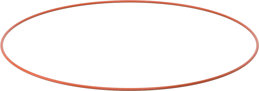 Yüksek Sıcaklık Yumuşak Silikon O-Ring, 1/8 Kesirli Genişlik, Dash Numarası 280