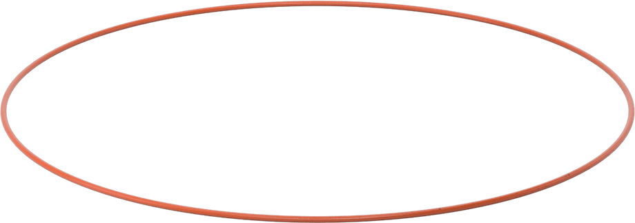 Yüksek Sıcaklık Yumuşak Silikon O-Ring, 1/8 Kesirli Genişlik, Dash Numarası 281