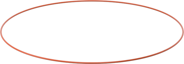 Yüksek Sıcaklık Yumuşak Silikon O-Ring, 1/8 Kesirli Genişlik, Dash Numarası 283