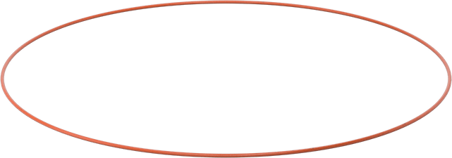 Yüksek Sıcaklık Yumuşak Silikon O-Ring, 1/8 Kesirli Genişlik, Dash Numarası 284