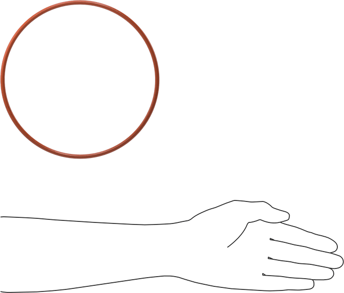 Yüksek Sıcaklık Yumuşak Silikon O-Ring, 3/16 Kesirli Genişlik, Dash Numarası 366