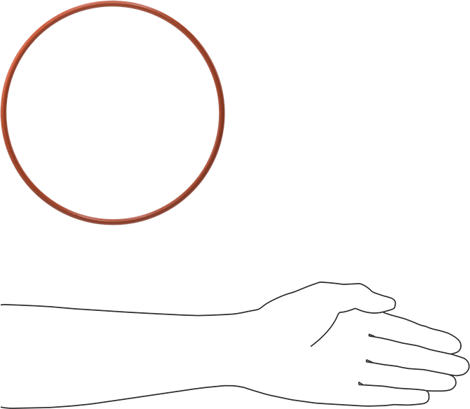 Yüksek Sıcaklık Yumuşak Silikon O-Ring, 3/16 Kesirli Genişlik, Dash Numarası 367