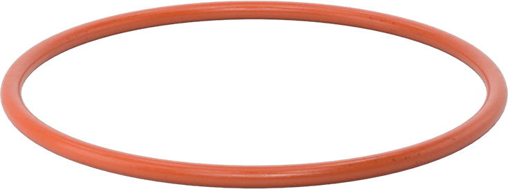 Yüksek Sıcaklık Yumuşak Silikon O-Ring, 1/4 Kesirli Genişlik, Dash Numarası 438