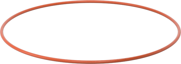 Yüksek Sıcaklık Yumuşak Silikon O-Ring, 1/4 Kesirli Genişlik, Dash Numarası 461