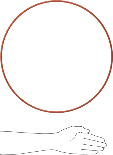 Yüksek Sıcaklık Yumuşak Silikon O-Ring, 1/4 Kesirli Genişlik, Dash Numarası 463