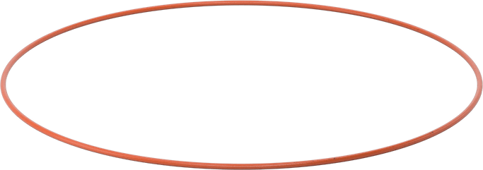 Yüksek Sıcaklık Yumuşak Silikon O-Ring, 1/4 Kesirli Genişlik, Dash Numarası 473