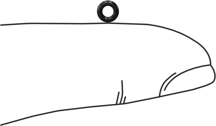 Yağa Dayanıklı Yumuşak Buna-N O-Rings, 1 mm Genişlik, 2 mm İç Çap