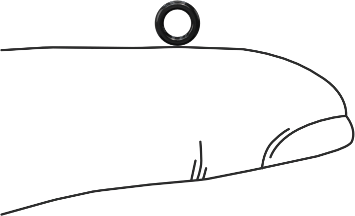 Yağa Dayanıklı Yumuşak Buna-N O-Rings, 1 mm Genişlik, 3 mm İç Çap