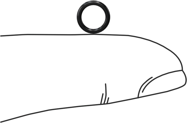 Yağa Dayanıklı Yumuşak Buna-N O-Rings, 1 mm Genişlik, 5 mm İç Çap