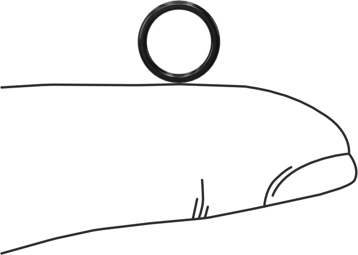 Yağa Dayanıklı Yumuşak Buna-N O-Rings, 1 mm Genişlik, 7 mm İç Çap