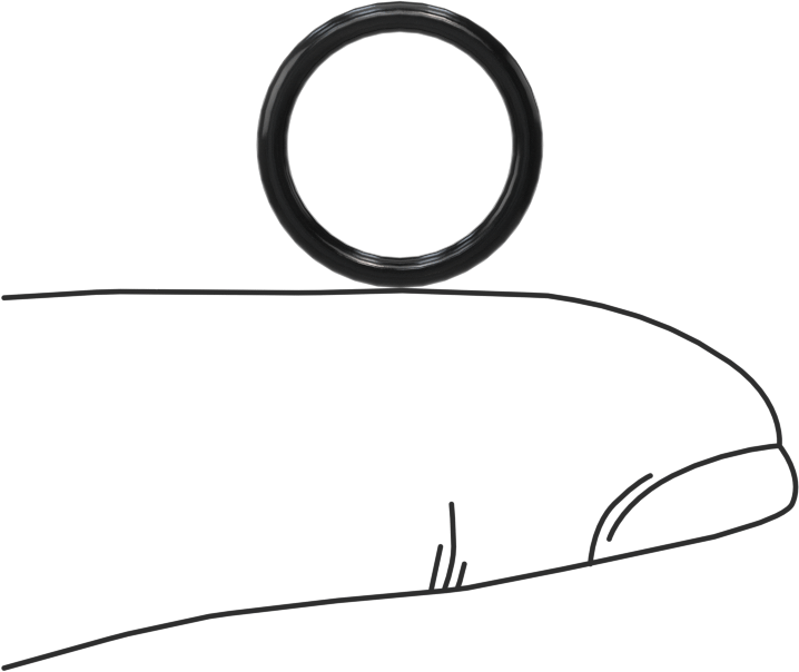 Yağa Dayanıklı Yumuşak Buna-N O-Rings, 1.5 mm Genişlik, 11 mm İç Çap