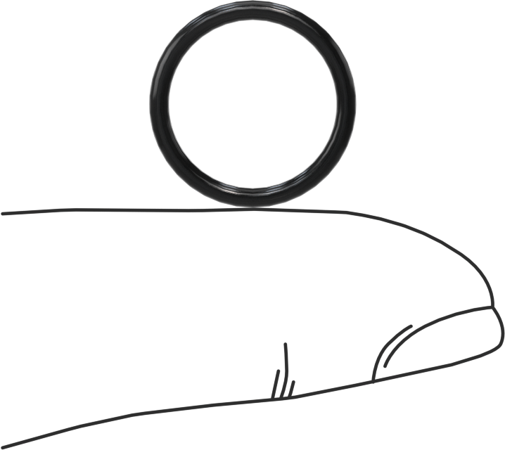 Yağa Dayanıklı Yumuşak Buna-N O-Rings, 1.5 mm Genişlik, 13 mm İç Çap