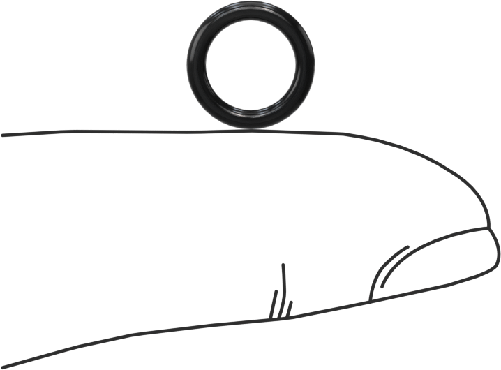 Yağa Dayanıklı Yumuşak Buna-N O-Rings, 1.5 mm Genişlik, 7 mm İç Çap