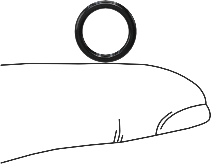 Yağa Dayanıklı Yumuşak Buna-N O-Rings, 1.5 mm Genişlik, 8.5 mm İç Çap