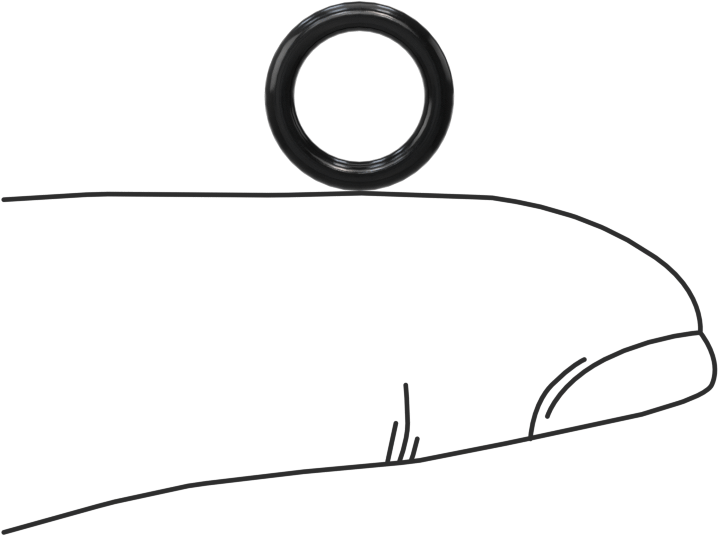 Yağa Dayanıklı Yumuşak Buna-N O-Rings, 1.6 mm Genişlik, 7.1 mm İç Çap