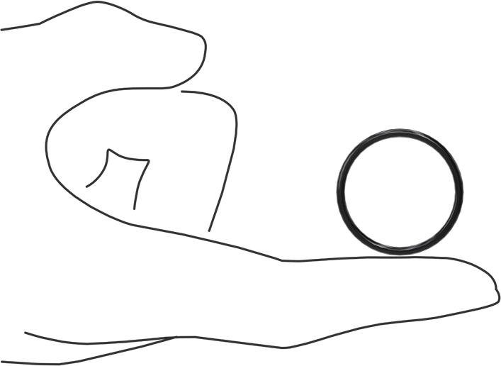 Yağa Dayanıklı Yumuşak Buna-N O-Rings, 2 mm Genişlik, 26 mm İç Çap