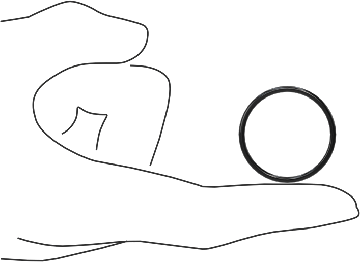 Yağa Dayanıklı Yumuşak Buna-N O-Rings, 2 mm Genişlik, 28 mm İç Çap