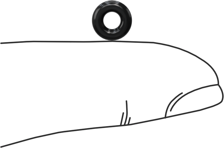 Yağa Dayanıklı Yumuşak Buna-N O-Rings, 2 mm Genişlik, 3 mm İç Çap