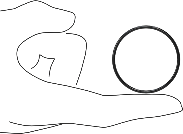 Yağa Dayanıklı Yumuşak Buna-N O-Rings, 2 mm Genişlik, 40 mm İç Çap