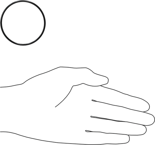 Yağa Dayanıklı Yumuşak Buna-N O-Rings, 2 mm Genişlik, 50 mm İç Çap