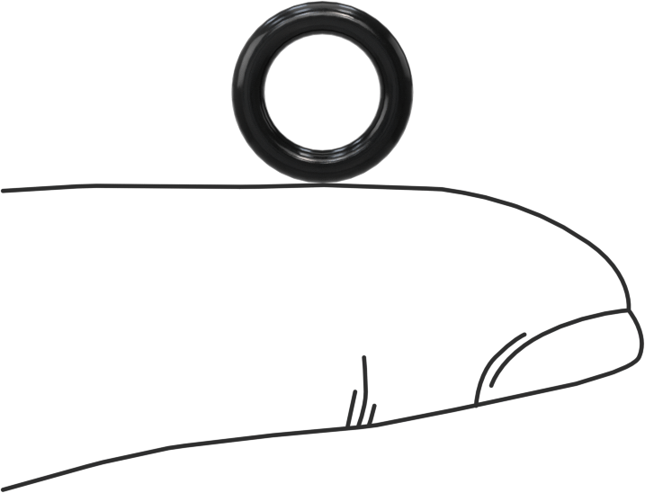 Yağa Dayanıklı Yumuşak Buna-N O-Rings, 2 mm Genişlik, 7 mm İç Çap