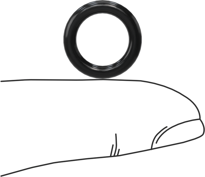 Yağa Dayanıklı Yumuşak Buna-N O-Rings, 2.5 mm Genişlik, 10 mm İç Çap