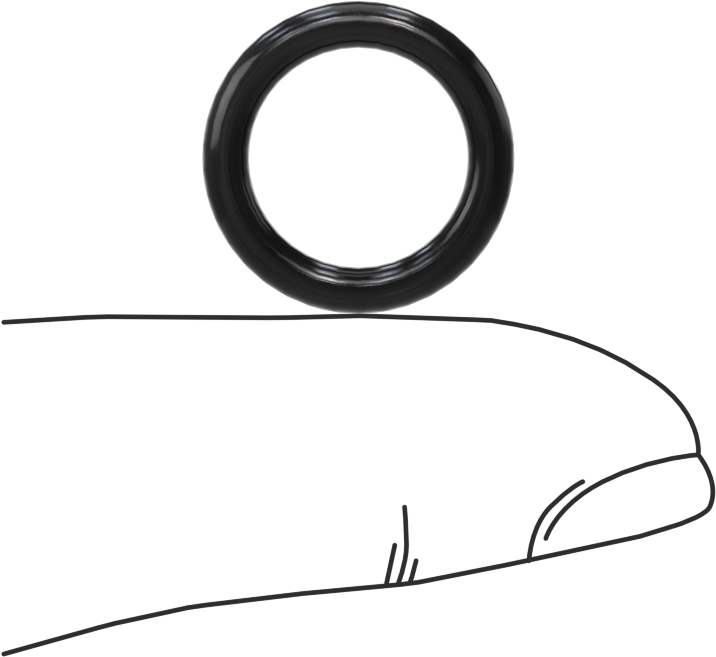 Yağa Dayanıklı Yumuşak Buna-N O-Rings, 2.5 mm Genişlik, 12 mm İç Çap