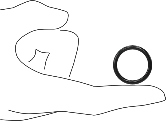 Yağa Dayanıklı Yumuşak Buna-N O-Rings, 3 mm Genişlik, 22 mm İç Çap