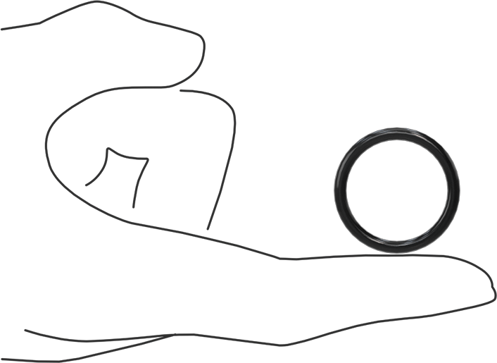 Yağa Dayanıklı Yumuşak Buna-N O-Rings, 3 mm Genişlik, 24 mm İç Çap